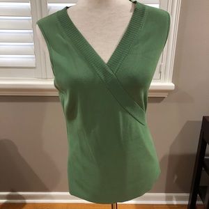 LOFT knit wrap top